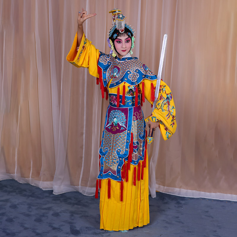 梁子湖霸王别姬虞姬服 软绉别姬服